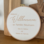 Lade das Bild in den Galerie-Viewer, Familienschild &quot;Willkommen&quot;
