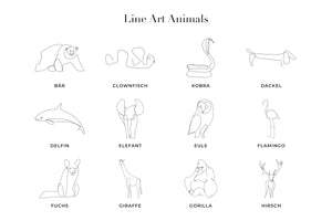Line Art Animals